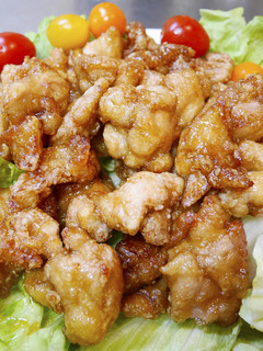 簡単☆りんご酢とハチミツの鶏肉から揚げ-レシピのメイン写真