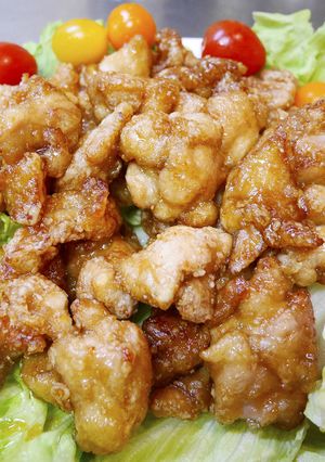 簡単☆りんご酢とハチミツの鶏肉から揚げ-レシピのメイン写真