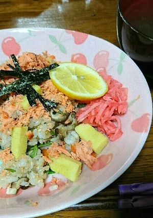 高野豆腐入り鮭のちらし寿司-レシピのメイン写真