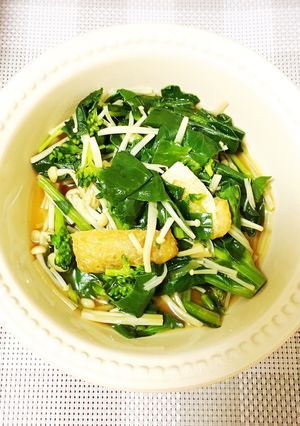 スピード常備菜＊菜の花の煮浸し-レシピのメイン写真