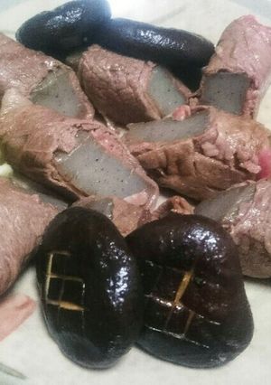 蒟蒻の牛肉巻きねぎ塩ダレ-レシピのメイン写真