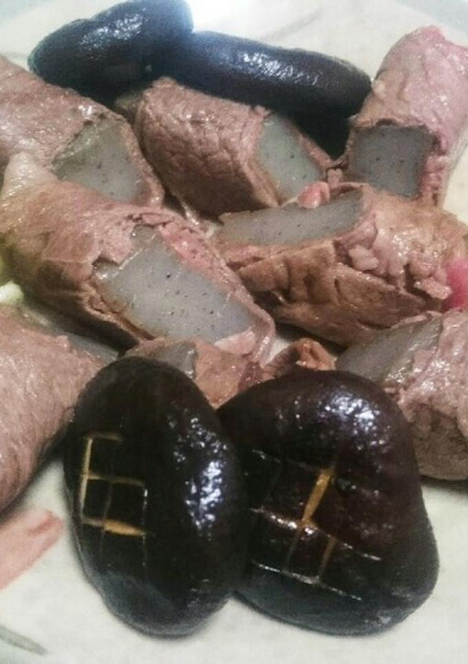 蒟蒻の牛肉巻きねぎ塩ダレ-レシピのメイン写真