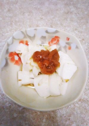 さっぱり梅と長芋のオリーブ和え-レシピのメイン写真