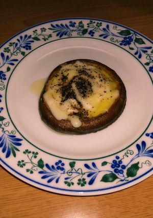チーズ椎茸オリーブオイル-レシピのメイン写真