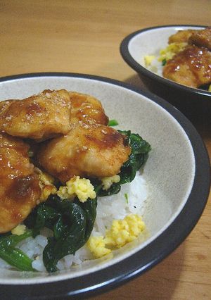どんぶりゴハン♪鶏ささみのいろどり丼-レシピのメイン写真