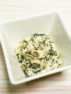 味付け不要☆甘くない高菜の白和え-レシピのメイン写真