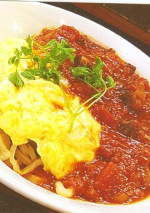 【ジビエ】鹿肉のオムそば風-レシピのメイン写真