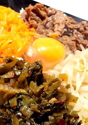 高菜が決め手☆石焼きビビンバ-レシピのメイン写真