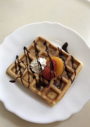 簡単ワッフル-レシピのメイン写真