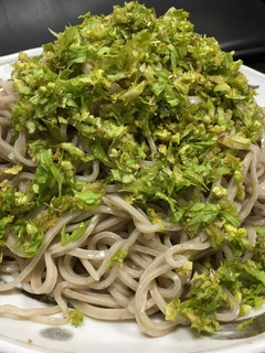 春の香り♪ふきのとう♪でお蕎麦-レシピのメイン写真