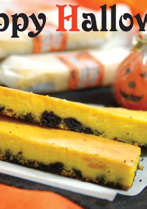 ハロウィン☆パンプキンチーズケーキ-レシピのメイン写真