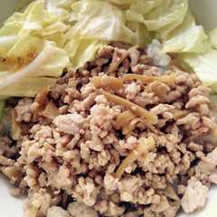 รูปของ 鶏ムネひき肉そぼろ　ゆでて柔らか♪生姜味