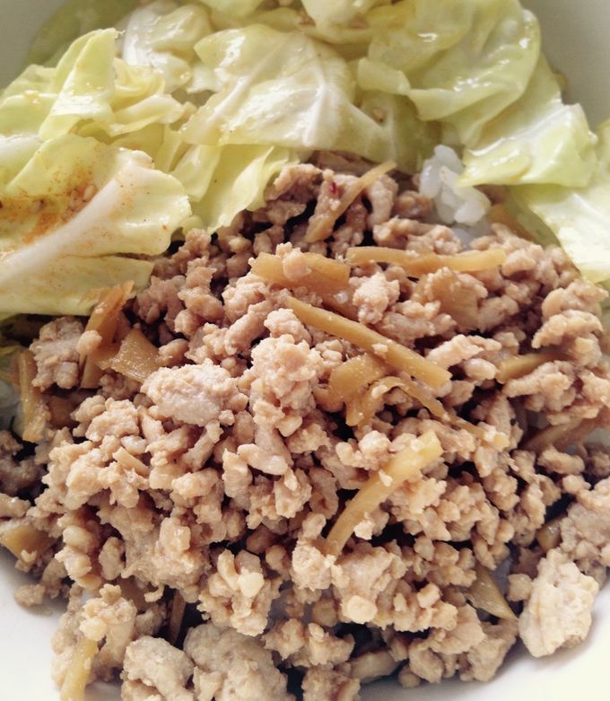 「일본 고기요리」닭가슴살 소보로 삶아서 부드럽게♪생강 맛