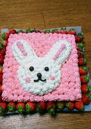 イースター デコレーション★うさぎケーキ-レシピのメイン写真