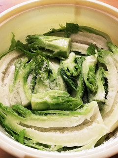 ムツ子おばあちゃんの蕾菜の漬物-レシピのメイン写真