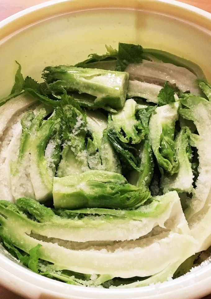 ムツ子おばあちゃんの蕾菜の漬物-レシピのメイン写真
