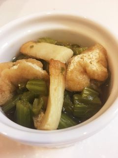 【常備菜】青菜と油揚げの煮浸し-レシピのメイン写真