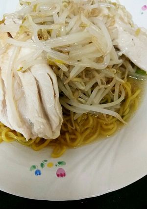 鶏もやしスープ焼きそば-レシピのメイン写真