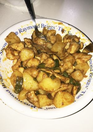 じゃがいもと鶏肉のカレー炒め-レシピのメイン写真