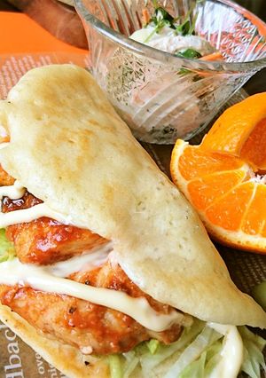 HM★リメイク【BBQチキンオムレット】-レシピのメイン写真