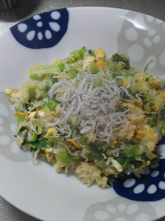 しらすとかき菜のチャーハン-レシピのメイン写真