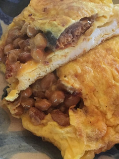 納豆&サンマの蒲焼きの卵焼き-レシピのメイン写真