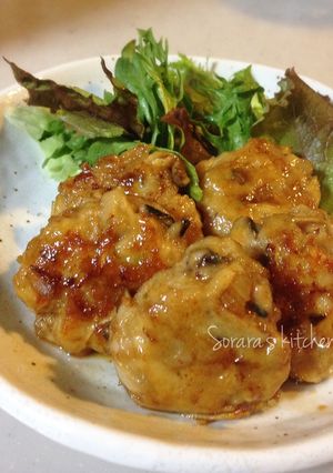 れんこんの食感◎甘辛とりサバつくね-レシピのメイン写真