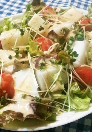 砂糖なし♪牛乳寒天で満腹サラダ(^^)-レシピのメイン写真