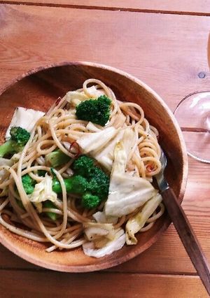 アンチョビフィレと野菜のペペロンチーノ-レシピのメイン写真