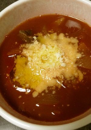 ミネストローネ☆リメイク☆オリちスープ♪-レシピのメイン写真