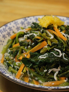 ほうれん草としらすの甘夏酢の物-レシピのメイン写真