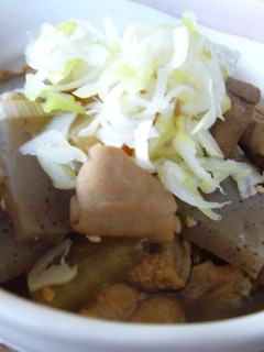 圧力鍋で簡単モツ煮~家庭の味風~-レシピのメイン写真