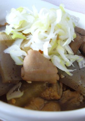 圧力鍋で簡単モツ煮～家庭の味風～-レシピのメイン写真