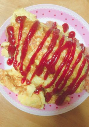 昔ながらの簡単シンプルオムライス-レシピのメイン写真