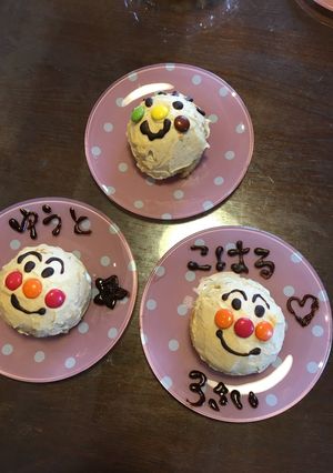 アンパンマンケーキ-レシピのメイン写真