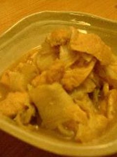 油揚げと白菜の煮びたし-レシピのメイン写真