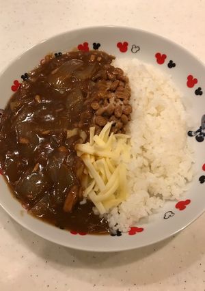 余った納豆をトッピング！シーチキンカレー-レシピのメイン写真