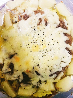 オーブンで楽チン♪巨大ハンバーグ☆-レシピのメイン写真