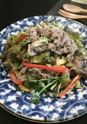簡単♪牛肉と野菜の黒酢フレッシュマリネ-レシピのメイン写真