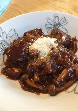 鶏胸肉の赤ワイン煮込み-レシピのメイン写真