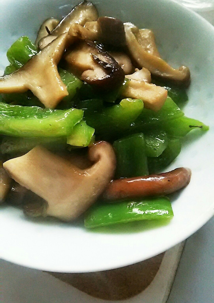 ピーマンと椎茸の炒め煮-レシピのメイン写真