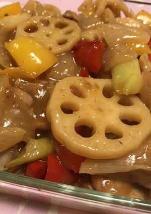 覚えやすい☆鶏肉とパプリカの甘酢炒め-レシピのメイン写真