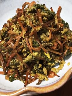 土筆の炒め煮 卵とじ-レシピのメイン写真