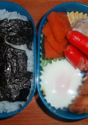 朝の１０分弁当残りの野菜と鶏肉で-レシピのメイン写真