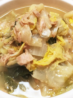 ツナと白菜の簡単煮-レシピのメイン写真