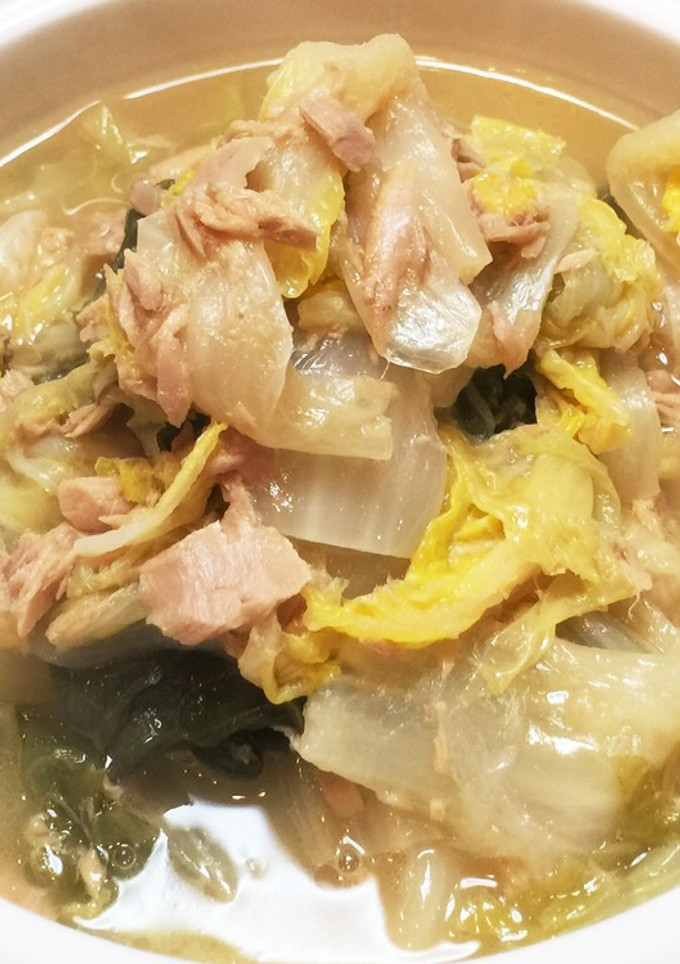 ツナと白菜の簡単煮-レシピのメイン写真