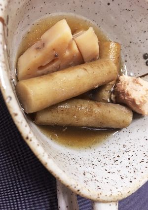 簡単 鶏肉とごぼうの出汁醤油煮-レシピのメイン写真