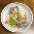 春の あさりと若ごぼうの炊き込みご飯