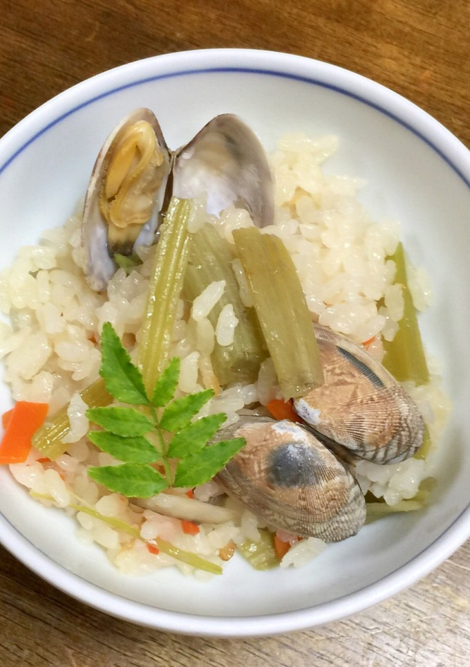春の あさりと若ごぼうの炊き込みご飯-レシピのメイン写真