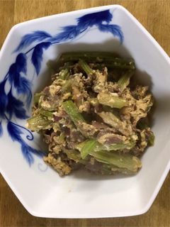若ごぼうと牛肉の炒め煮-レシピのメイン写真